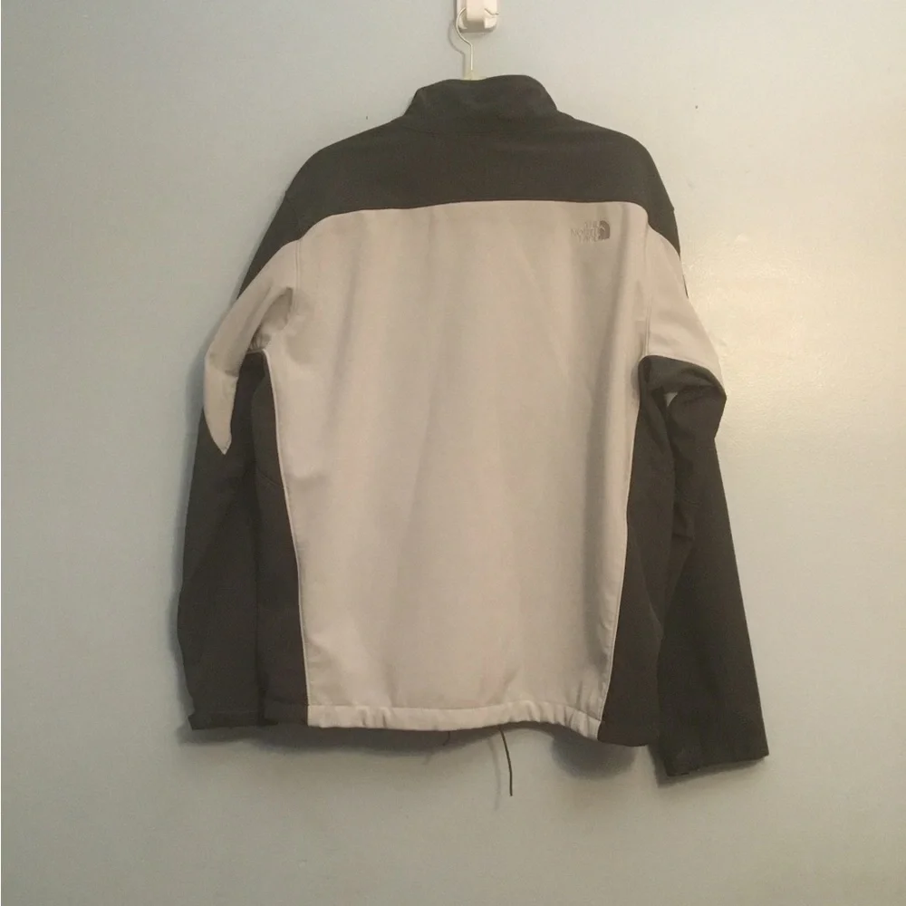 The North Face Men’s Two-Tone Gray and Dark Gray Softshell Jacket